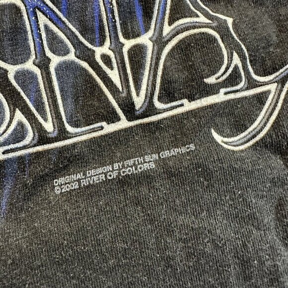 Vintage Carlos Santana Let The Music Set You Free Y2K T Shirt Sixe XL Tour Black - Picture 5 of 7